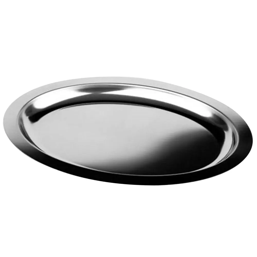 (6 stk.) Skål - FINESSE - Rustfritt stål - 600x410mm - Høyde: 28mm