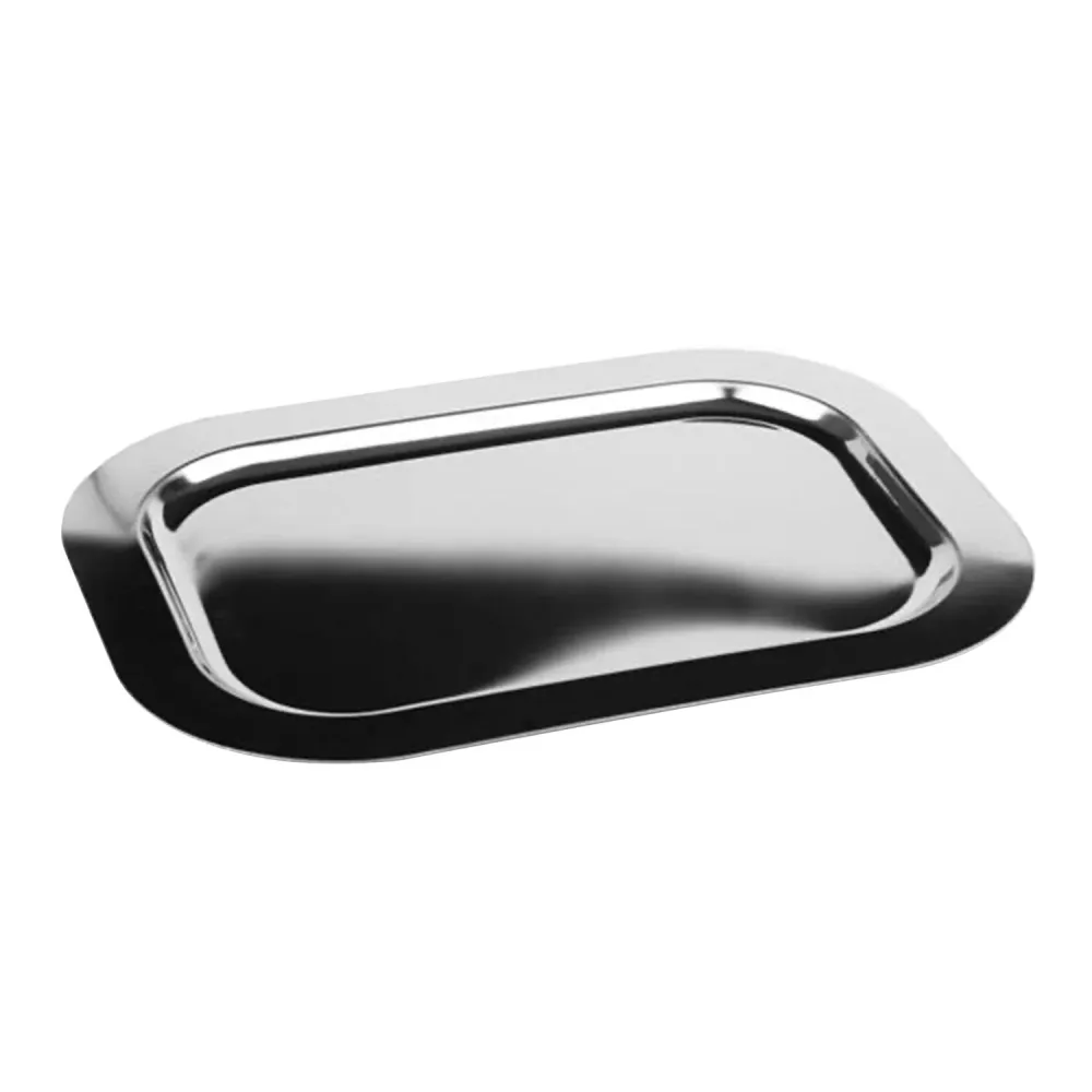 (6 stk.) Skål - FINESSE - Rustfritt stål - 600x425mm - Høyde: 14mm