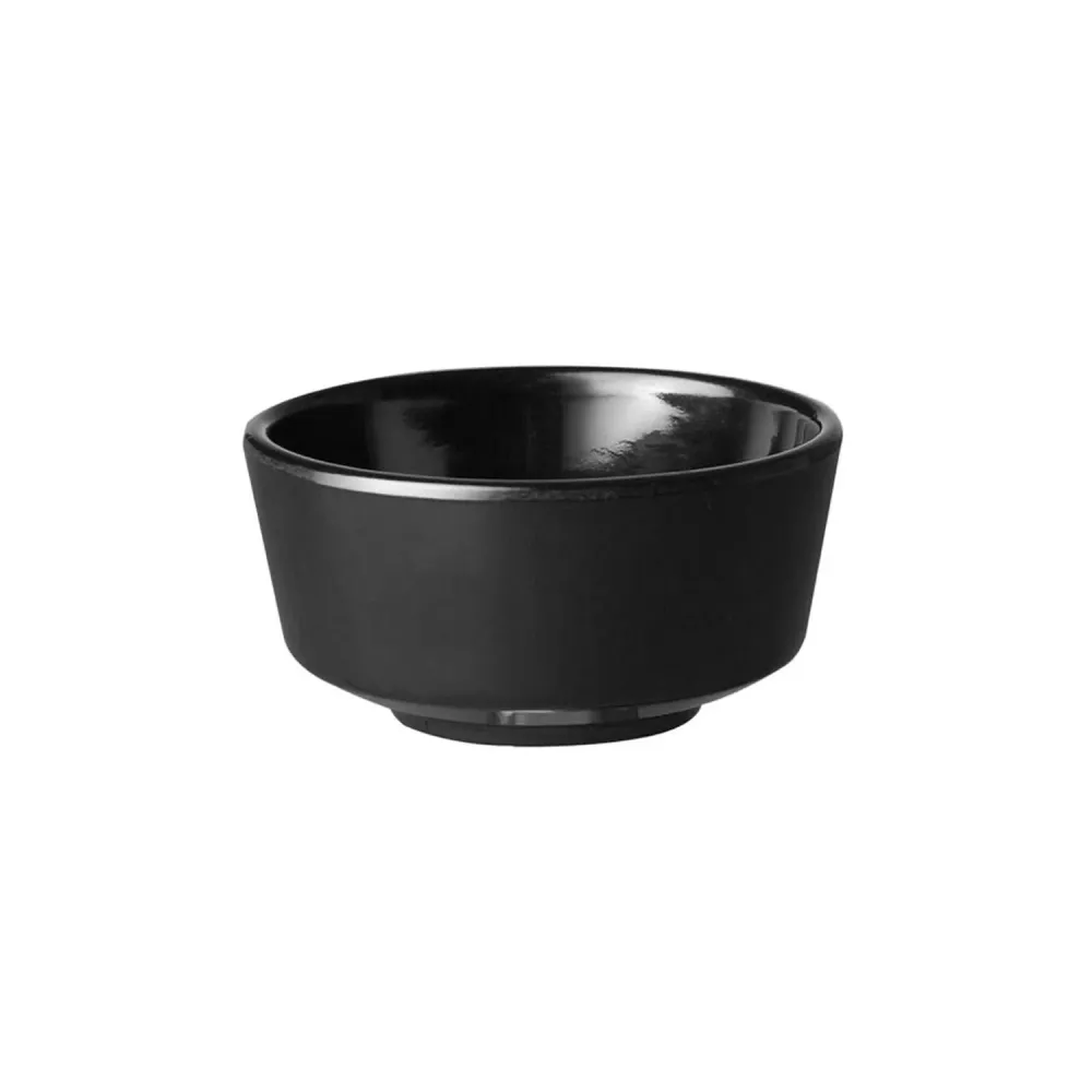 (6 stk.) Skål - FLOAT - Melamin - 0,15 liter - Ø 90mm - Svart