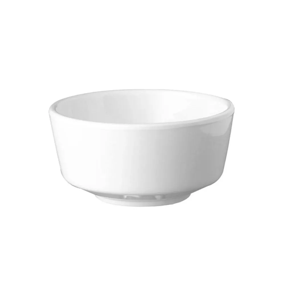 (6 stk.) Skål - FLOAT - Melamin - 0,45 liter - Ø 130 mm - Hvit