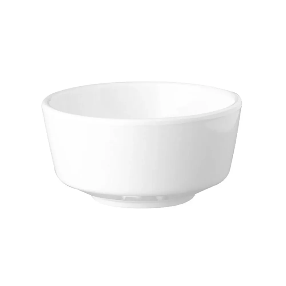 (6 stk.) Skål - FLOAT - Melamin - 0,7 liter - Ø 150 mm - Hvit