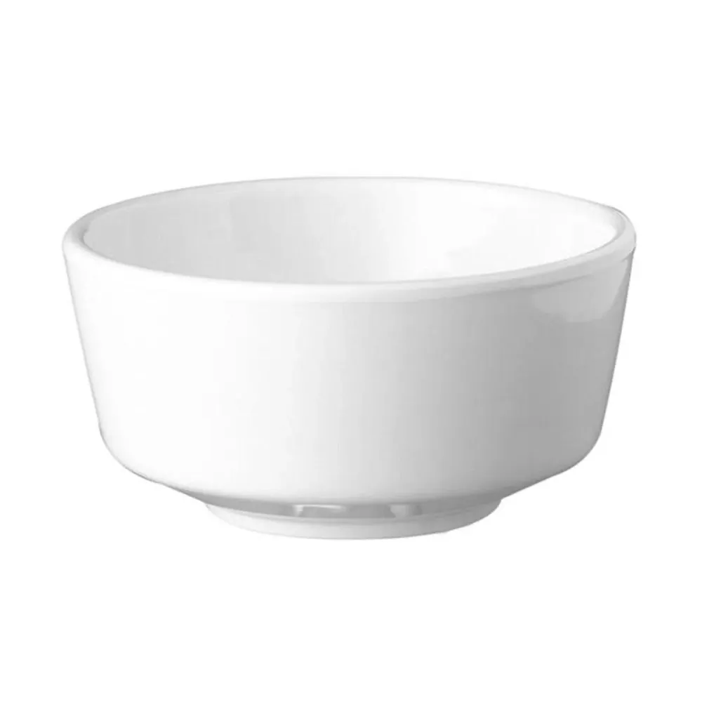(6 stk.) Skål - FLOAT - Melamin - 1,9 liter - Ø 205 mm - Hvit
