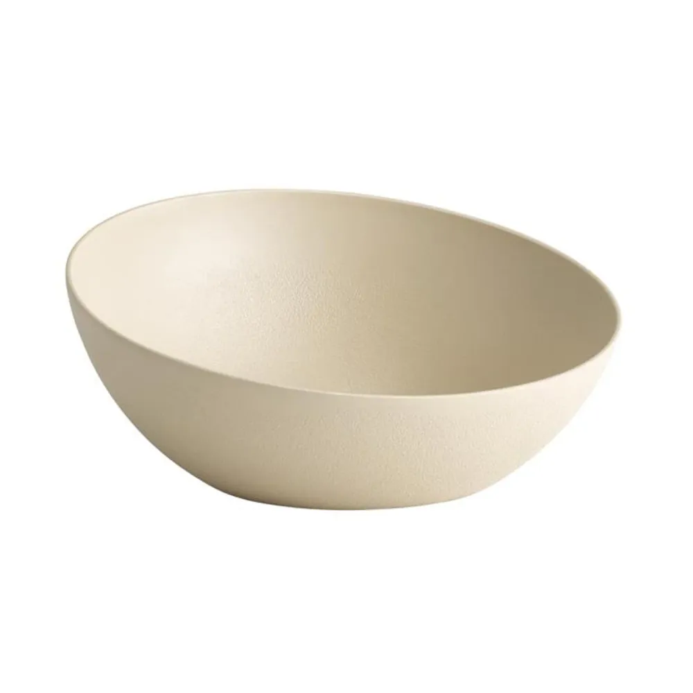 (6 stk.) Skål - FROSTFIRE - Aluminium - 1,9 liter - Ø 265mm - Beige