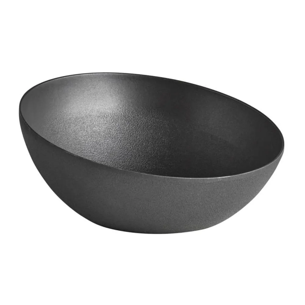 (6 stk.) Skål - FROSTFIRE - Aluminium - 3 liter - Ø 325 mm - Svart
