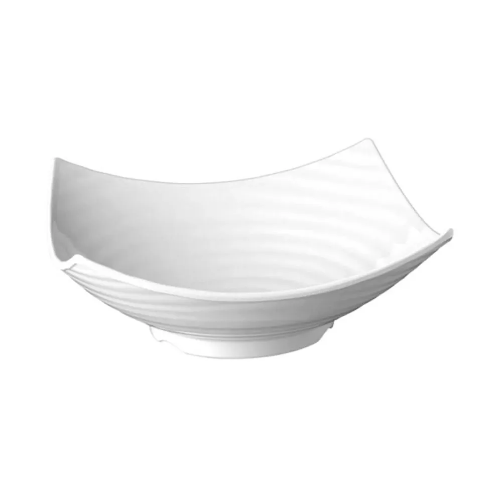 (6 stk.) Skål - GLOBAL BUFFET - Melamin - 3 liter - 325x325mm - Hvit