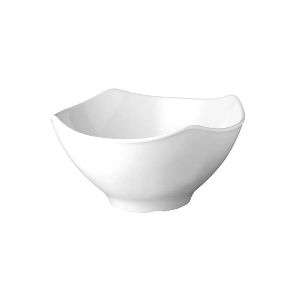 (6 stk.) Skål - GLOBAL BUFFET - Melamin - 3 liter - 255x255mm - Hvit