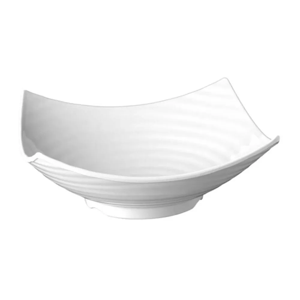 (6 stk.) Skål - GLOBAL BUFFET - Melamin - 5 liter - 400x400mm - Hvit
