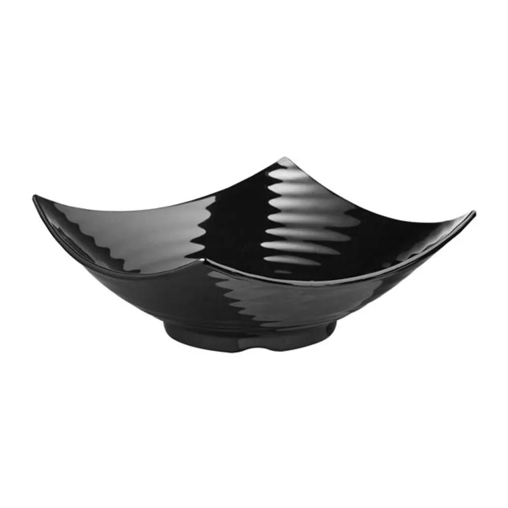 (6 stk.) Skål - GLOBAL BUFFET - Melamin - 3 liter - 325x325mm - Svart