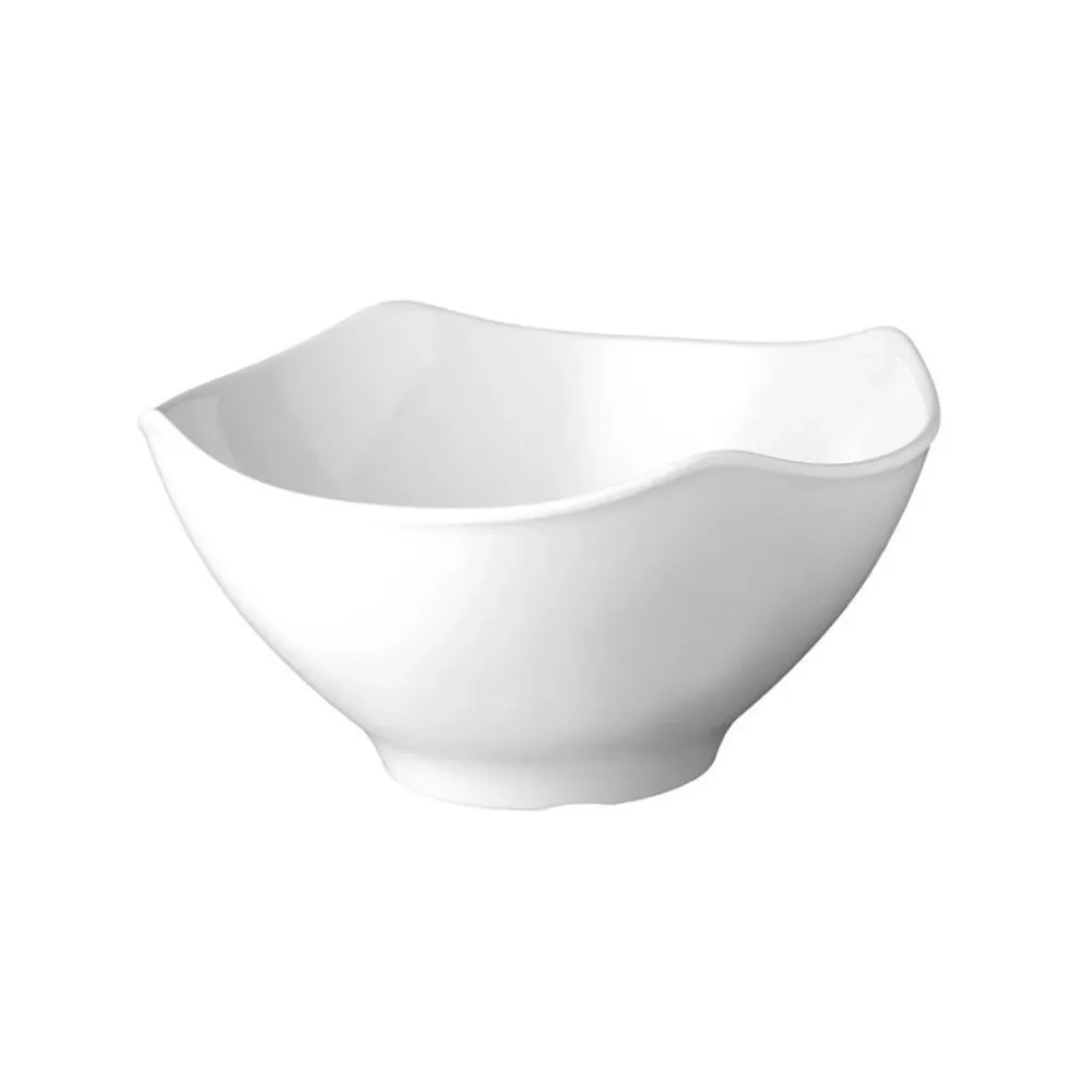 (6 stk.) Skål - GLOBAL BUFFET - Melamin - 6 liter - 350x350mm - Hvit