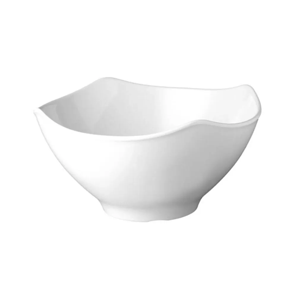 (6 stk.) Skål - GLOBAL BUFFET - Melamin - 4,5 liter - 320x320mm - Hvit