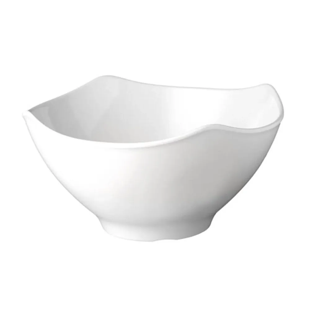 (6 stk.) Skål - GLOBAL BUFFET - Melamin - 8 liter - 400x400mm - Hvit
