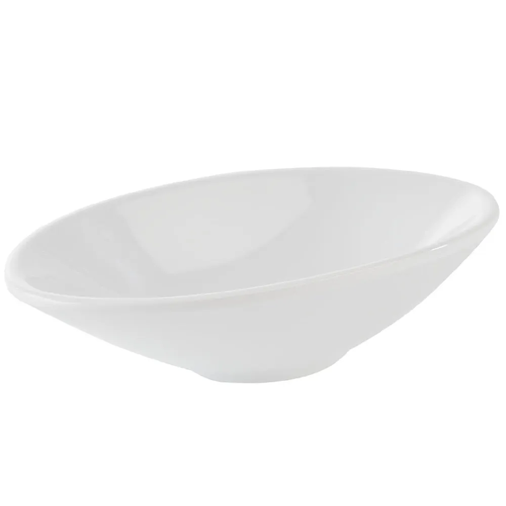 (20 stk.) Skål - MINI - Melamin - 70 ml - 135x75mm - Hvit