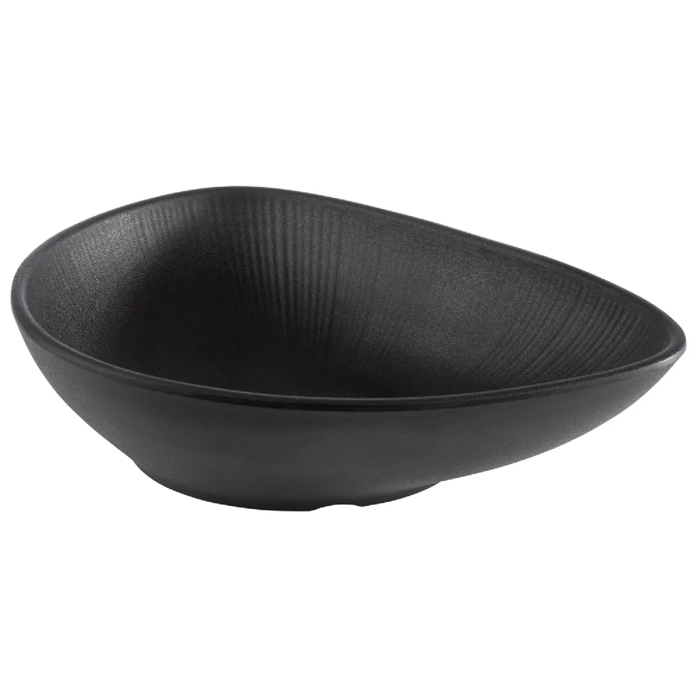 (6 stk.) Skål - NERO - Melamin - 0,8 liter - Svart