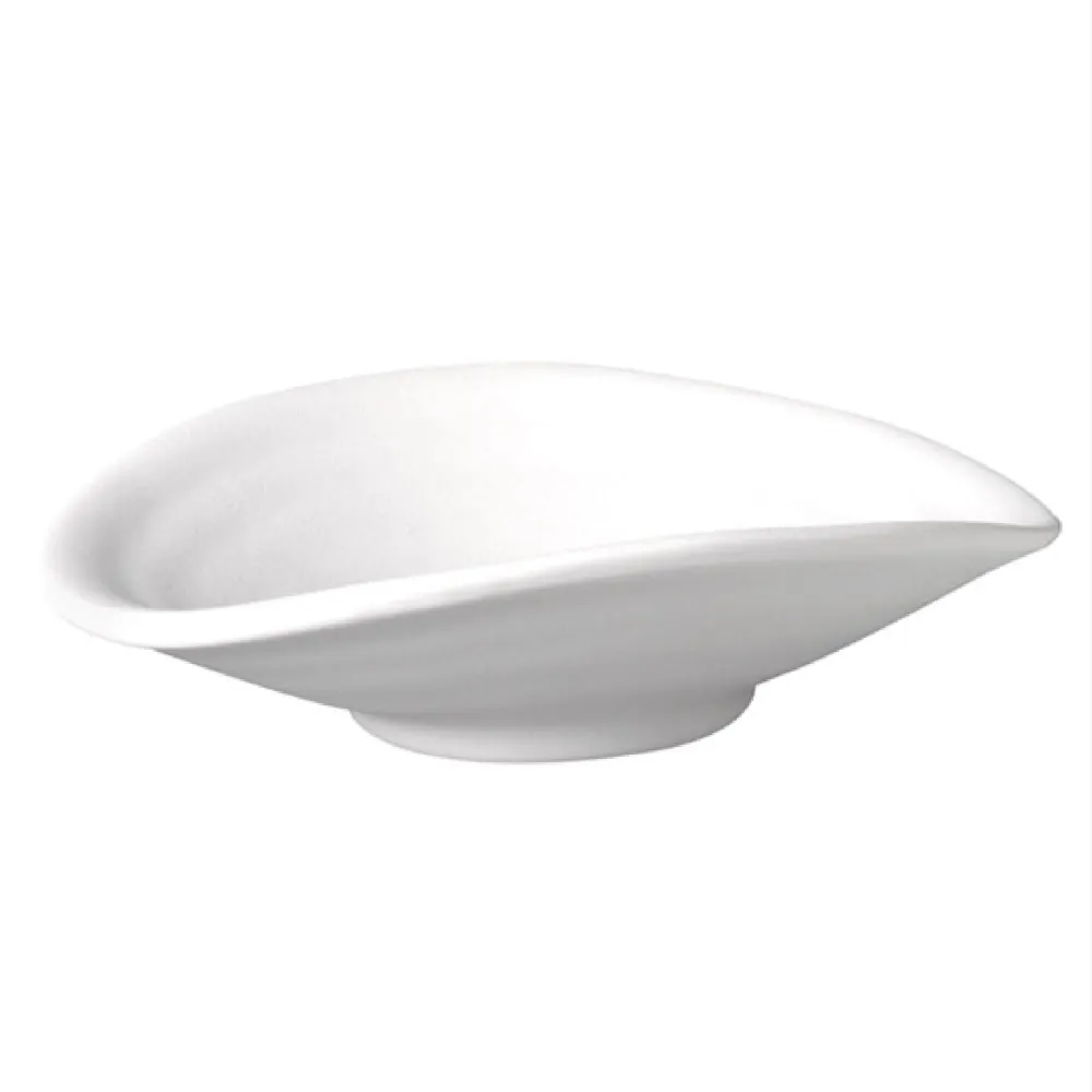 (6 stk.) Skål - ZEN - Melamin - 0,1 liter - 130x110mm - Hvit