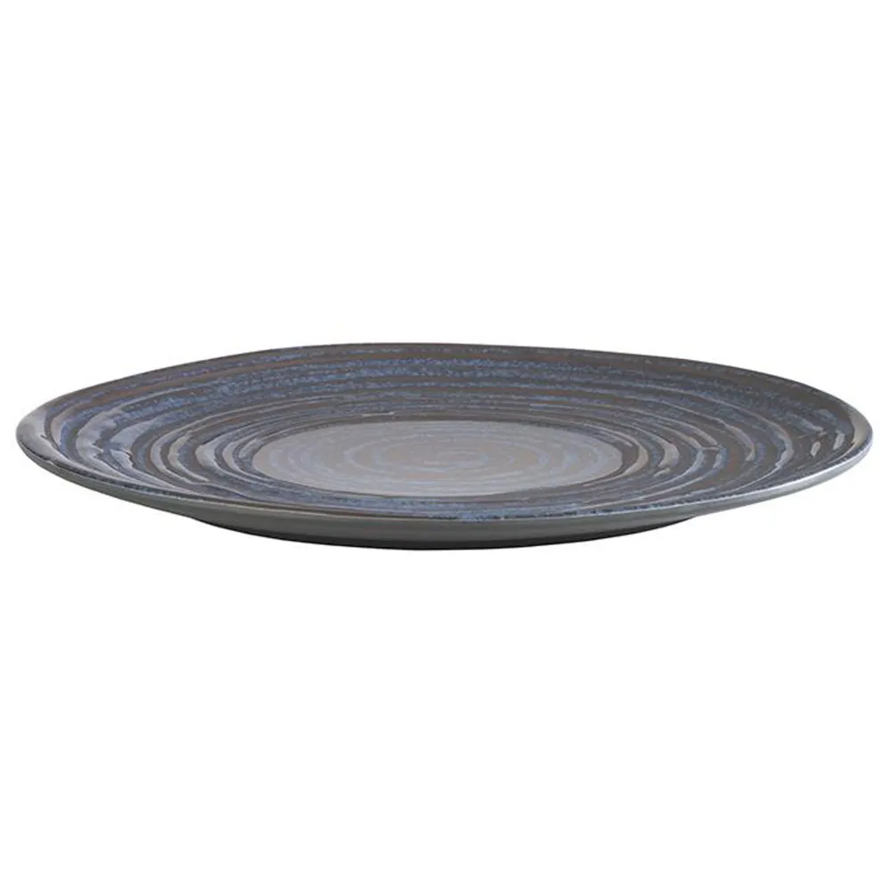 (6 stk.) Tallerken - flat - LOOPS - melamin - Ø 270 mm
