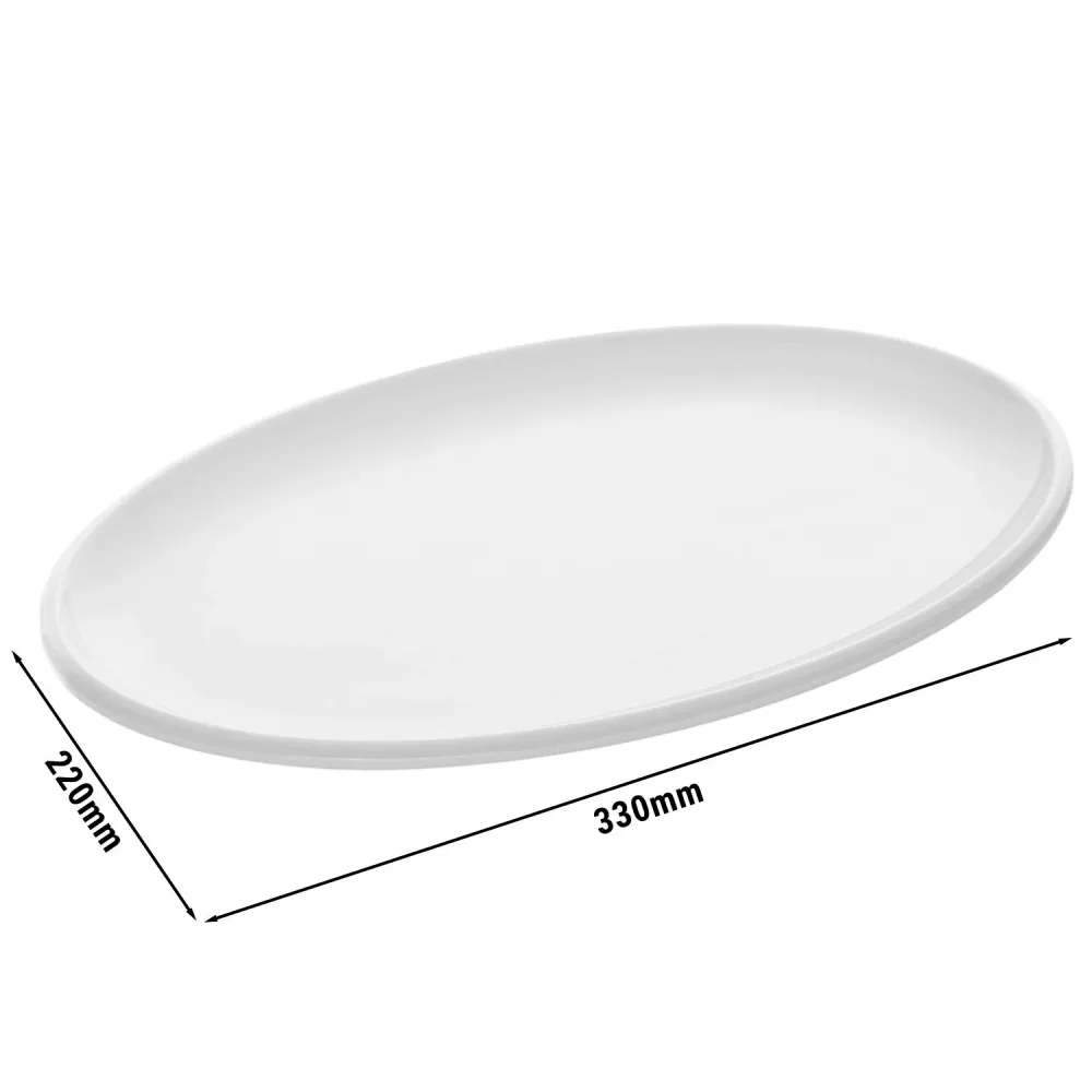 (6 stk.) WMF | SYNERGY - Tallerken - oval - 330x220mm