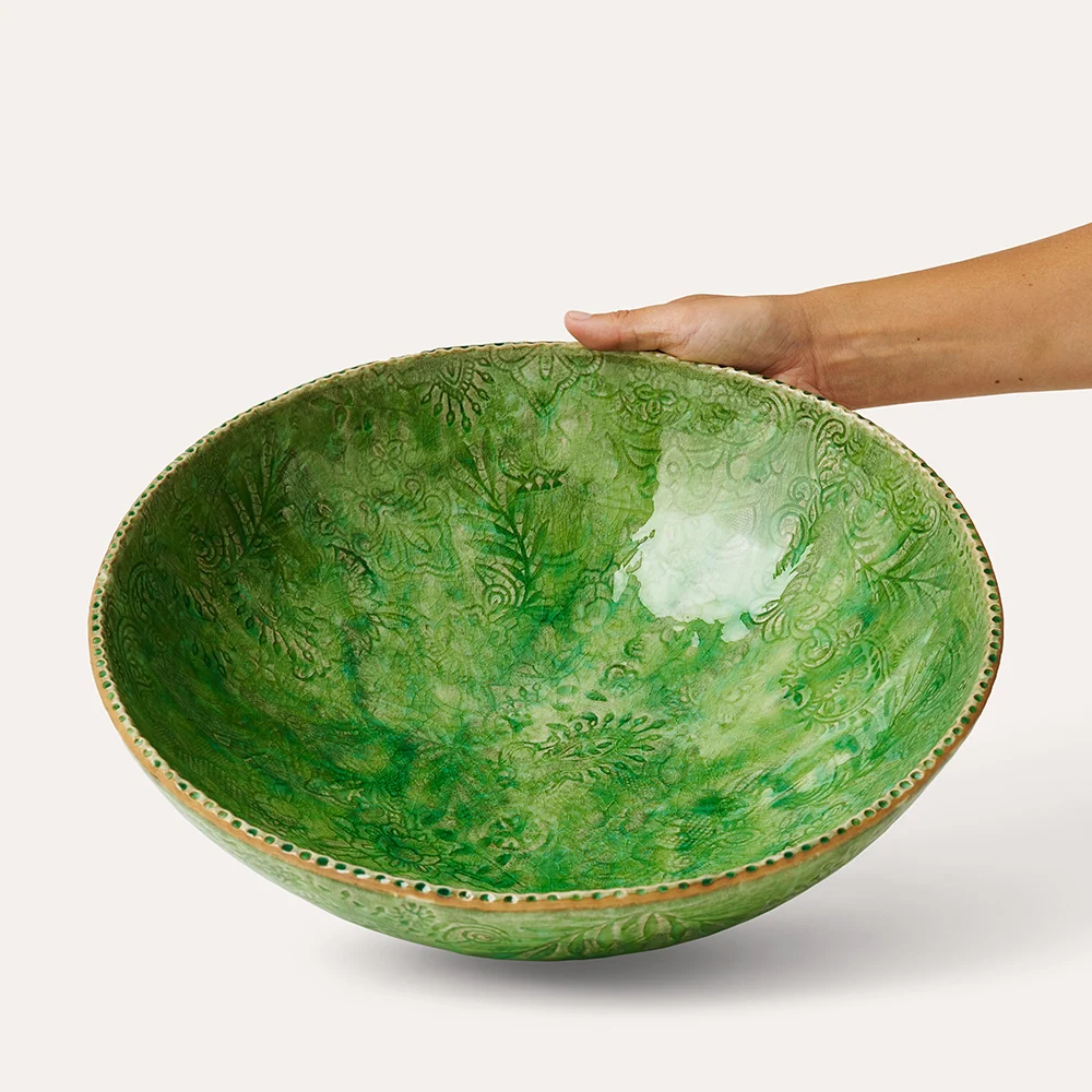 Stor Skål, Seaweed - 35cm⎜Sthål