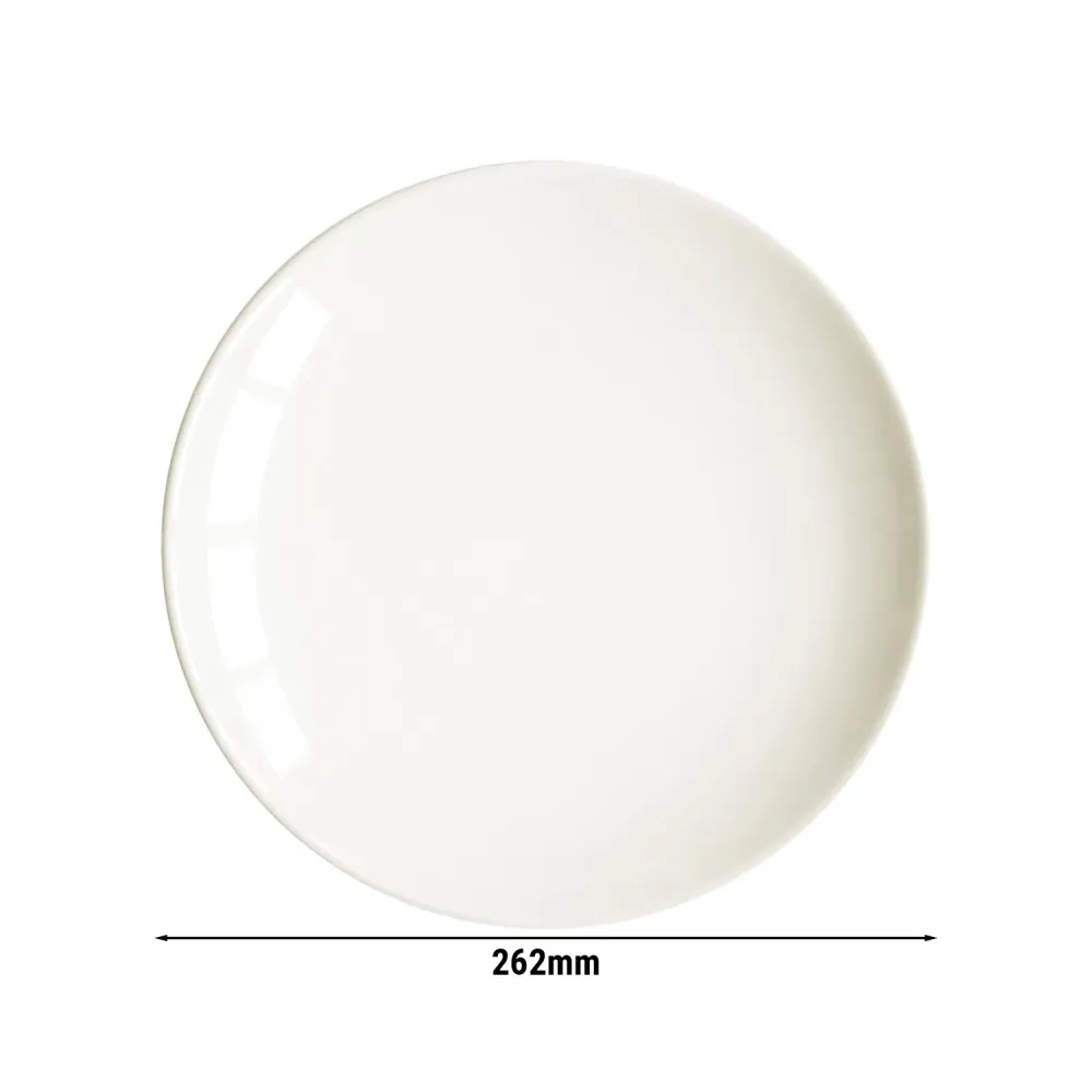 (6 Stykker) Seltmann Weiden - Coupe Flat tallerken - 26 cm