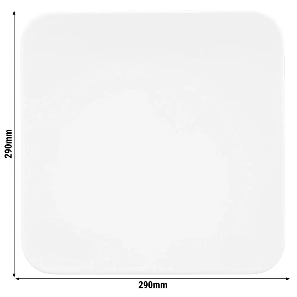 (4 Stykker) Seltmann Weiden - Flat tallerken Firkantet - 29 x 29 cm