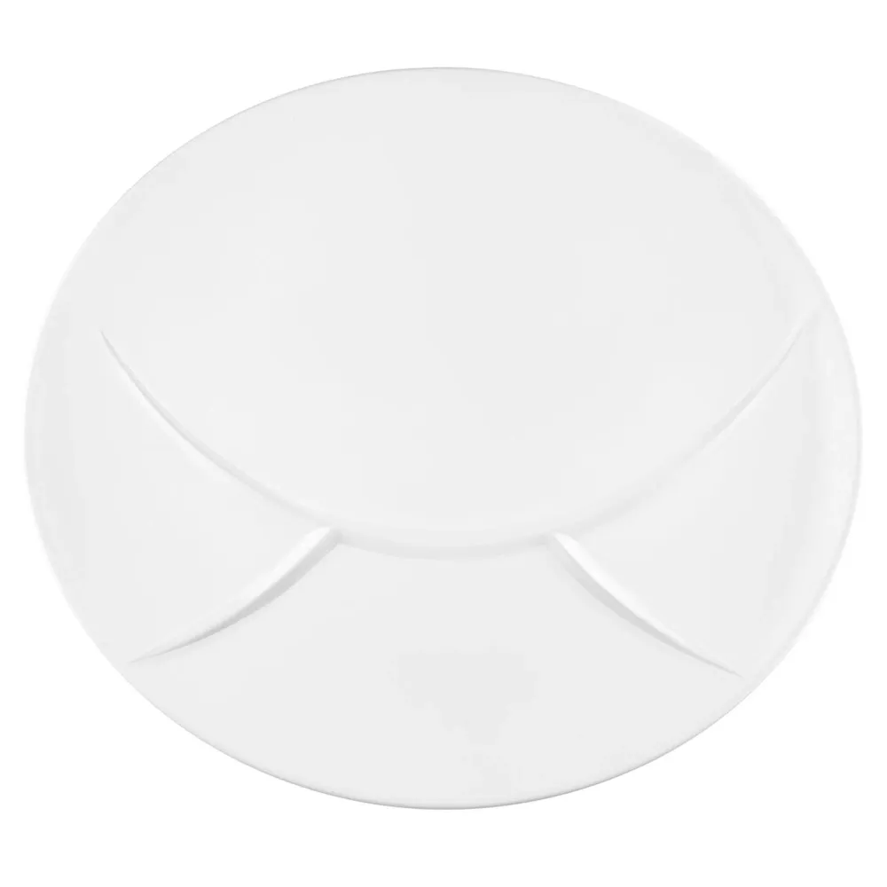 (2 Stykker) Seltmann Weiden - Trenings tallerken - Ø 34 cm - med 3 Separasjonselement