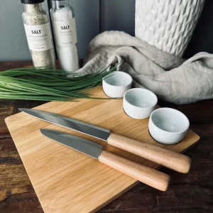 Sushi / tapas sett m. skåler og skjærebrett