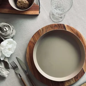 Tallerken Norma 24cm - Mocca 2 stk.