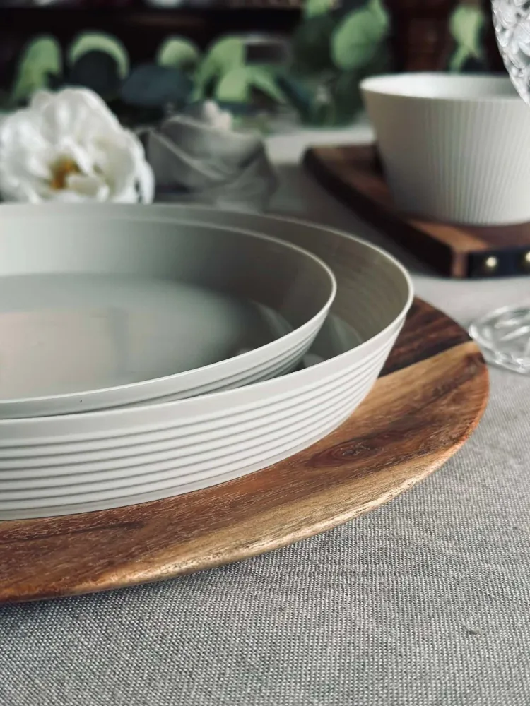 Tallerken Norma 20 cm - Beige 2 stk.