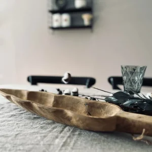 Tapasfat i teak - Håndlaget