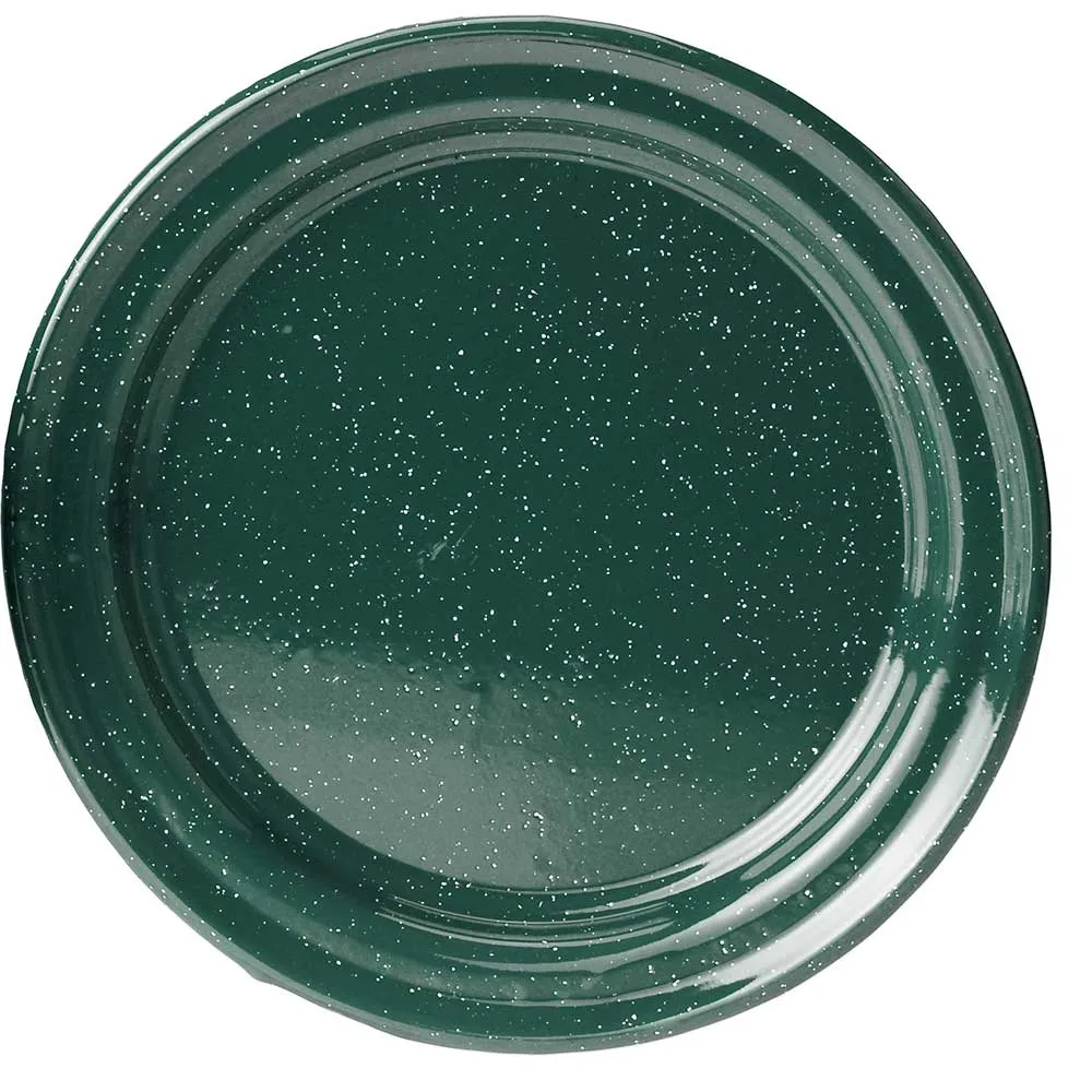 TURTALLERKEN GRØNN I METALL 25cm 10" PLATE GREEN | GSI