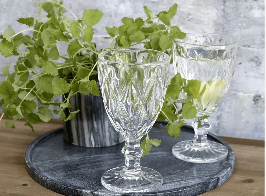 Vinglass m. diamantutskjæring