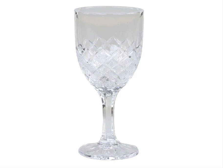 Vinglass French m. diamantutskjæring