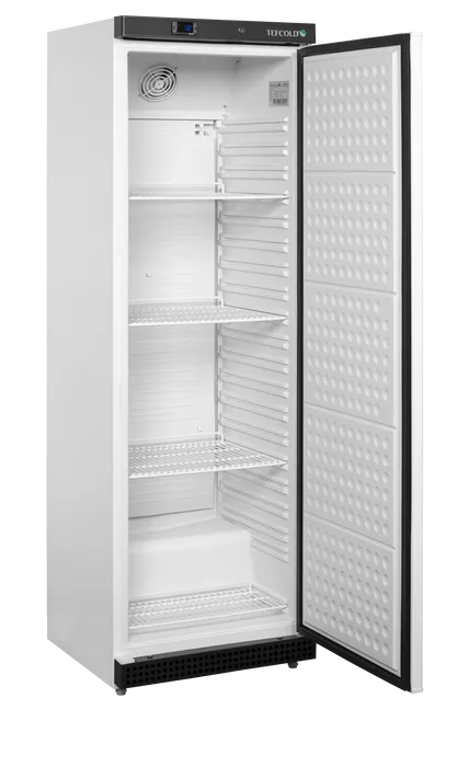 Kjøleskap Tefcold UR400W1 hvit utside – Profesjonelt kjøleskap med ventilert kjøling og energiklasse