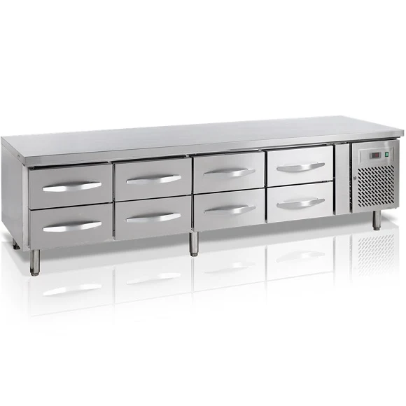 Tefcold Grillkjølebenk UC5480 med 8 skuffer