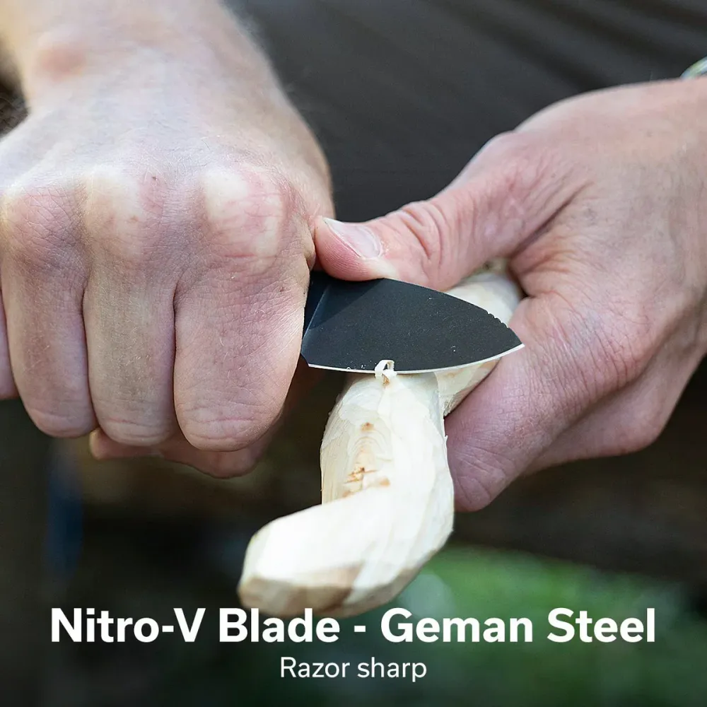 Civivi Baby Banter Fixed Blade, Black / Blue