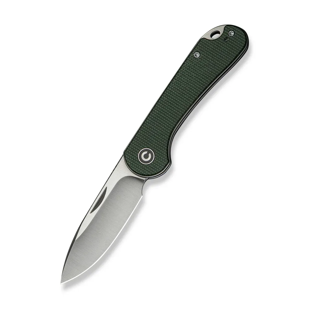 Civivi Elementum Slip Joint, Green Micarta / Satin Finished