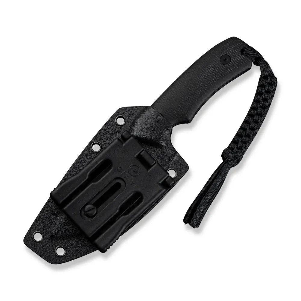 Civivi Gander, Black Canvas Micarta / Black Stonewashed
