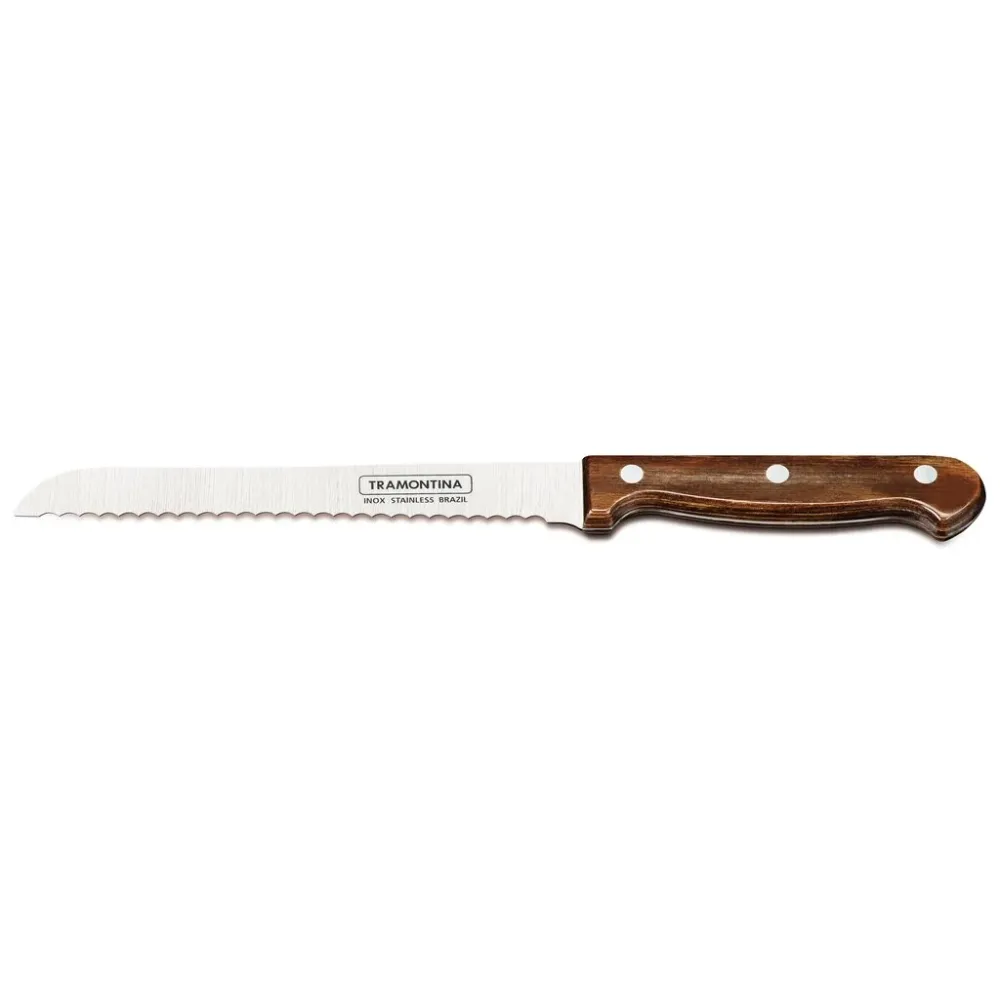 Tramontina Brødkniv 30 cm mørkebrun