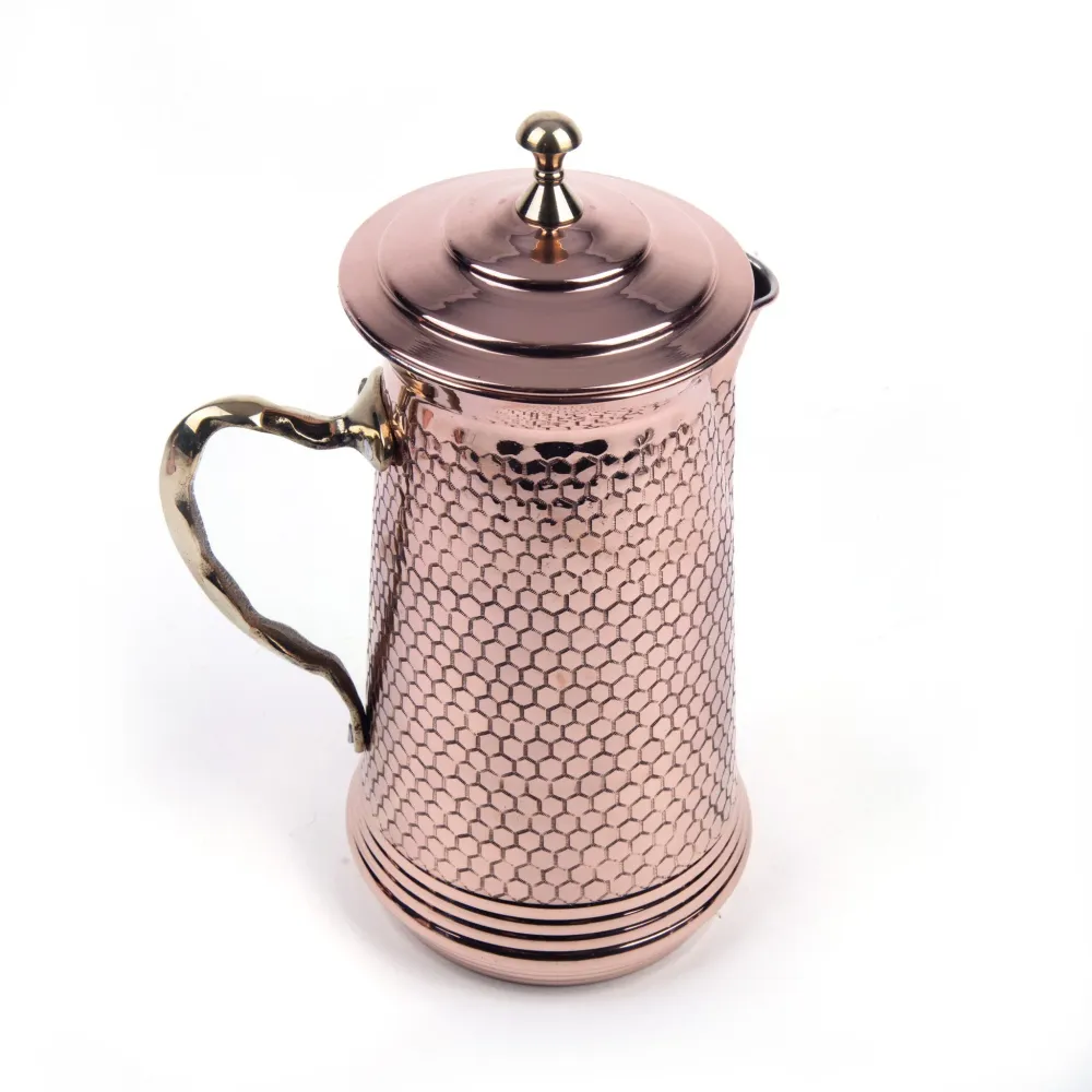 Hammered Honeycomb Copper Canne