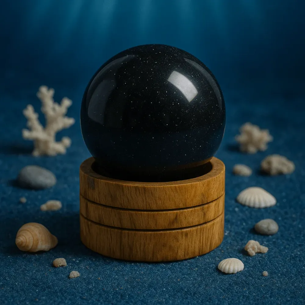 Ocean agat kule 50mm med stativ