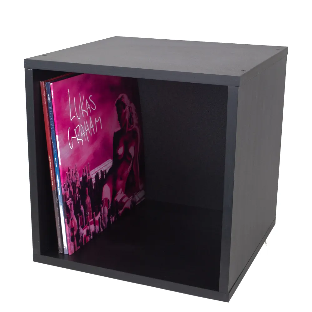 Studio 57 Oppbevaringshylle vinylplater (Single, Black)