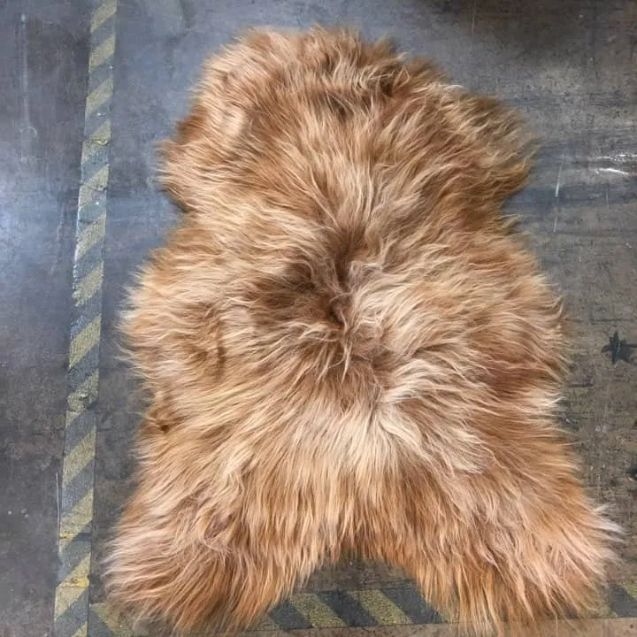 Islandsk lammeskinn - Ginger
