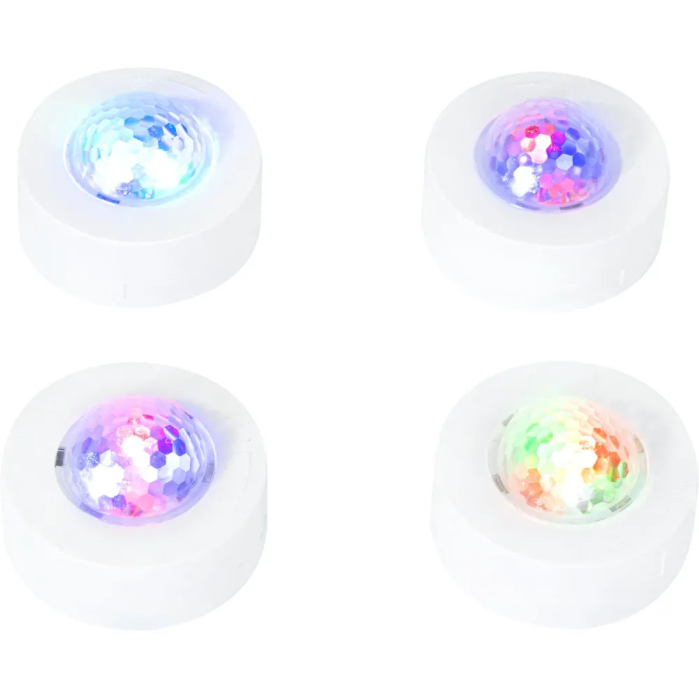 Mini astroeffekt med batteri (4-pak)