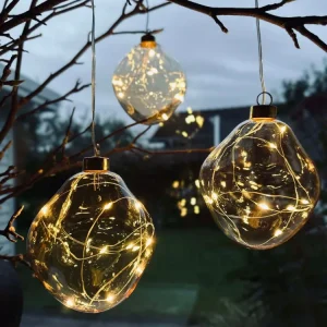 LED-lyskuler Golden - Sett med 3 stk