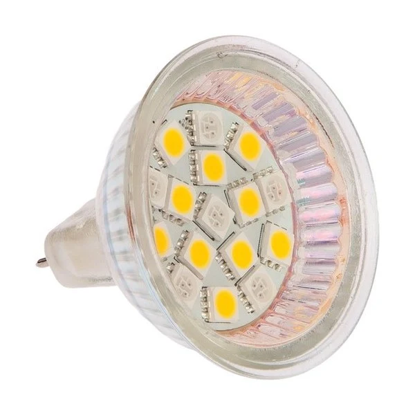 Nauticled G4 dobbel MR16 E50x45mm 10 30vdc 0.9/1.8/20 W