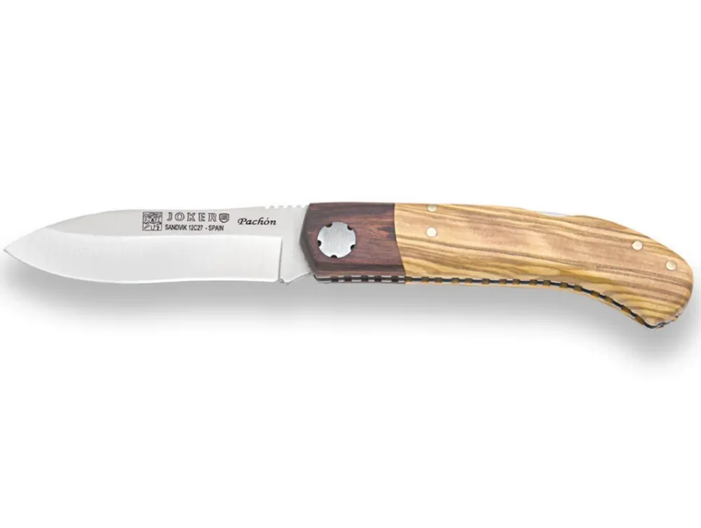 Pachon Foldekniv i oliventre og rosentre - Joker Knives