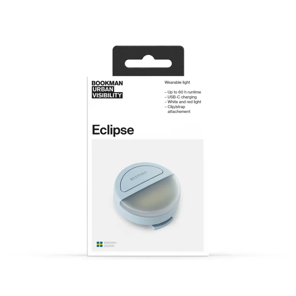 Bookman Urban Visibility Eclipse Safety Light, Light Blue