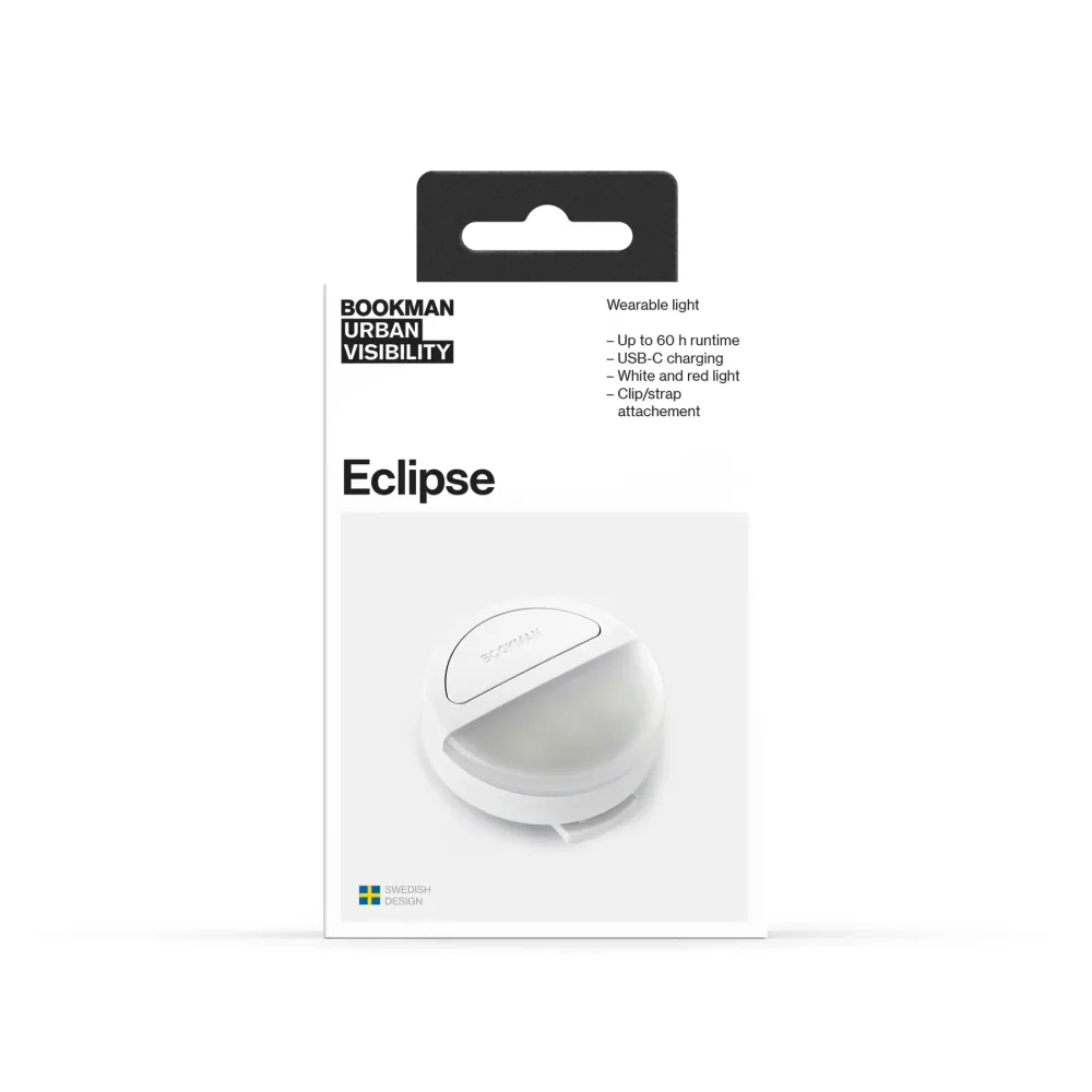 Bookman Urban Visibility Eclipse Safety Light, White