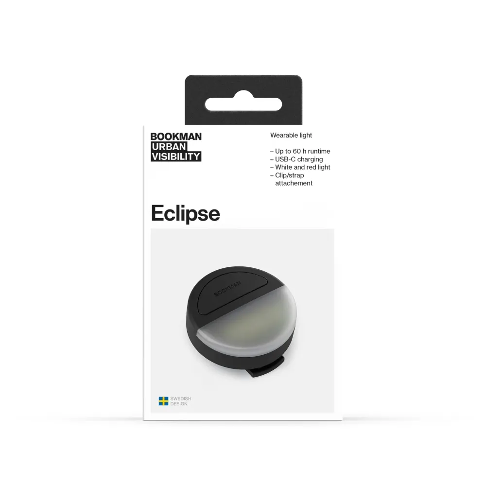 Bookman Urban Visibility Eclipse Safety Light, Black
