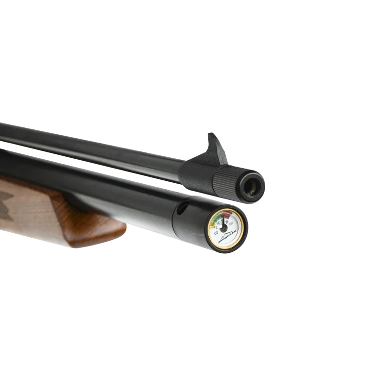 Snowpeak - Lynx 4.5mm PCP Drevet Luftgevær med Demper - Trekolbe