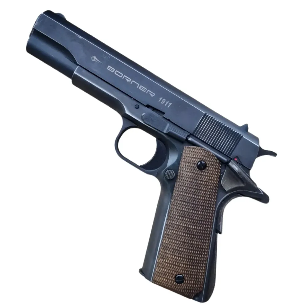 1911 - Full Metall CO2 Drevet Luftpistol med Blowback - 4.5mm BB
